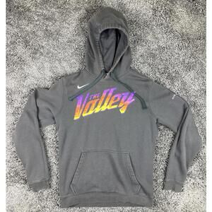 Nike Phoenix Suns NBA The Valley Ultra Club Hoodie Small Gray Pullover